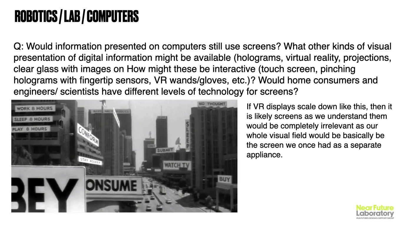Image from the Near Future Laboratory project where Julian Bleecker was a Futurist Technical Consultant on the Netflix film by Brad Peyton, 'Atlas'