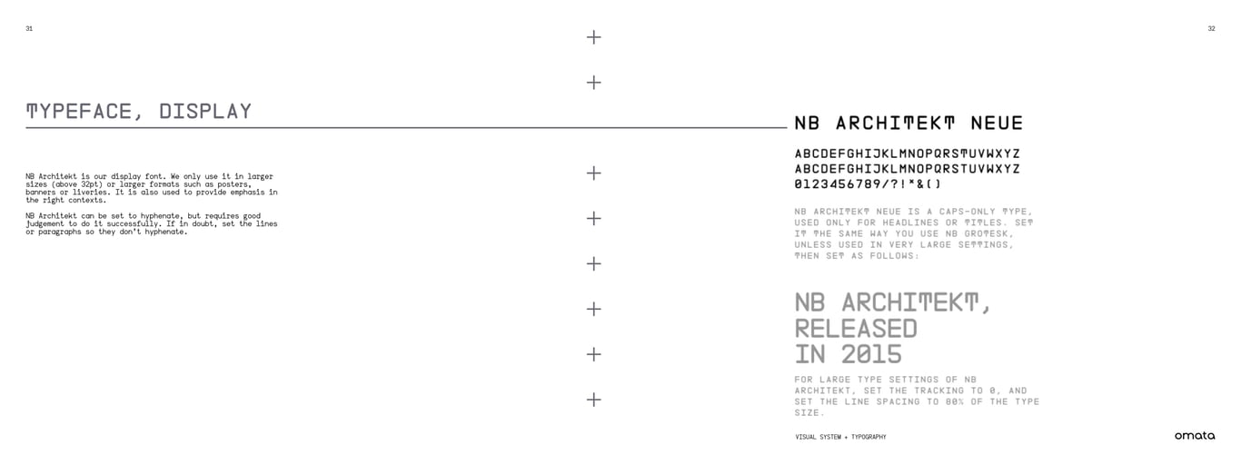 OMATA Brand Books: Identity Guide, page 24