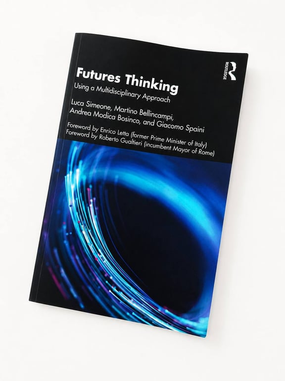 Photograph of the front cover of Futures Thinking: Using a Multidisciplinary Approach.
