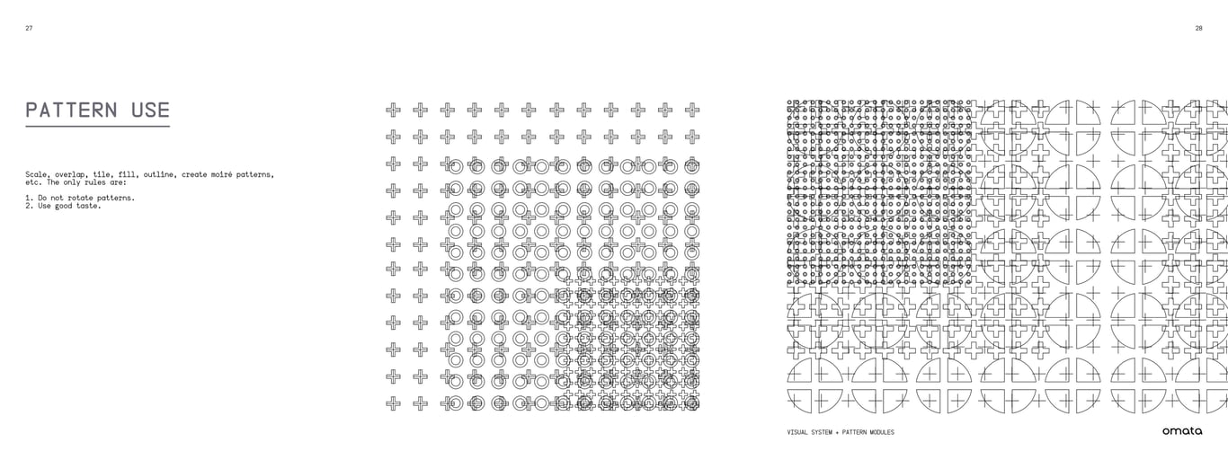 OMATA Brand Books: Identity Guide, page 22