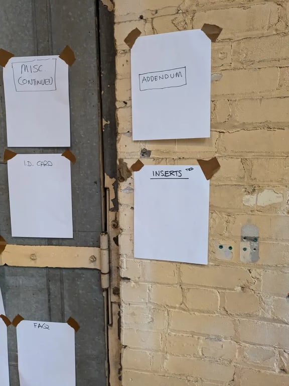 Futures of Work Workshop Near Future Laboratory Wall Photo