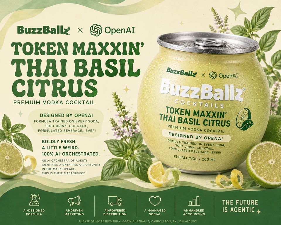 Buzz Ballz Thai basil citrus interstitial ad.