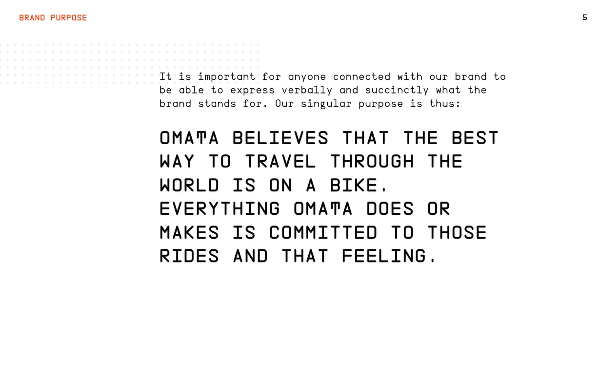 OMATA Brand Books: v1.0, page 5