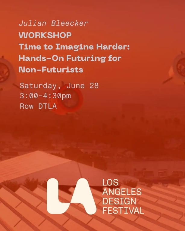 LA Design Festival Promotional Workshop Image