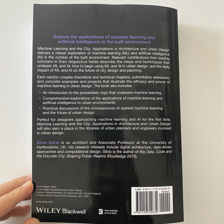 Machine Learning and the City Book Image