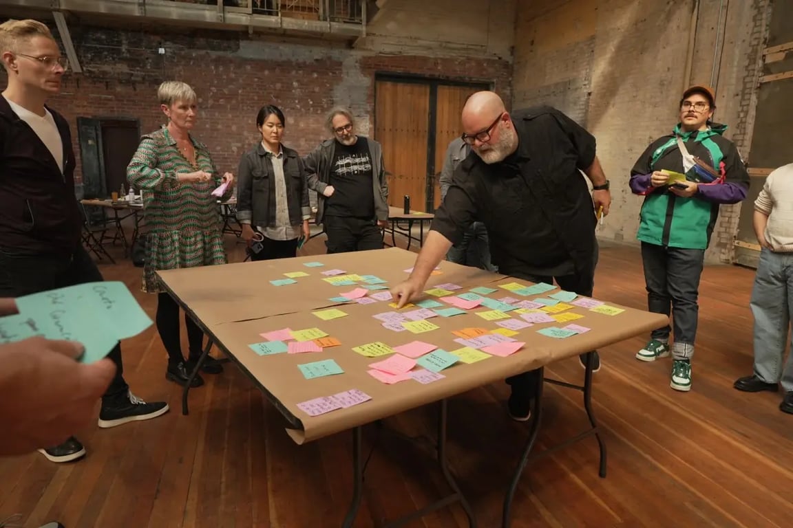 Images from the Near Future Laboratory workshop 'Futures of Work'