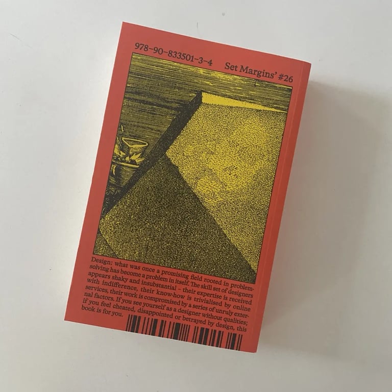 A photo Silvio Lorusso's book What Design Can’t Do