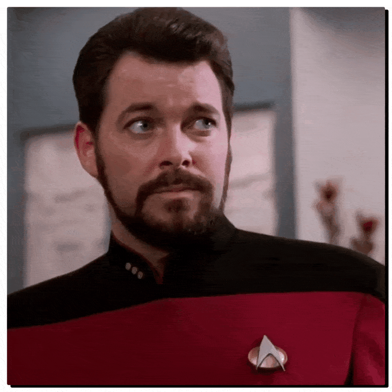 Will Riker and his communicator badge