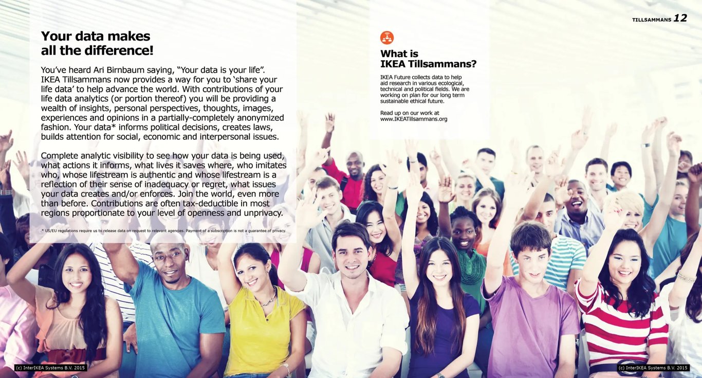 A photo from the Design Fiction project An IKEA Catalog from a Near Future by Julian Bleecker