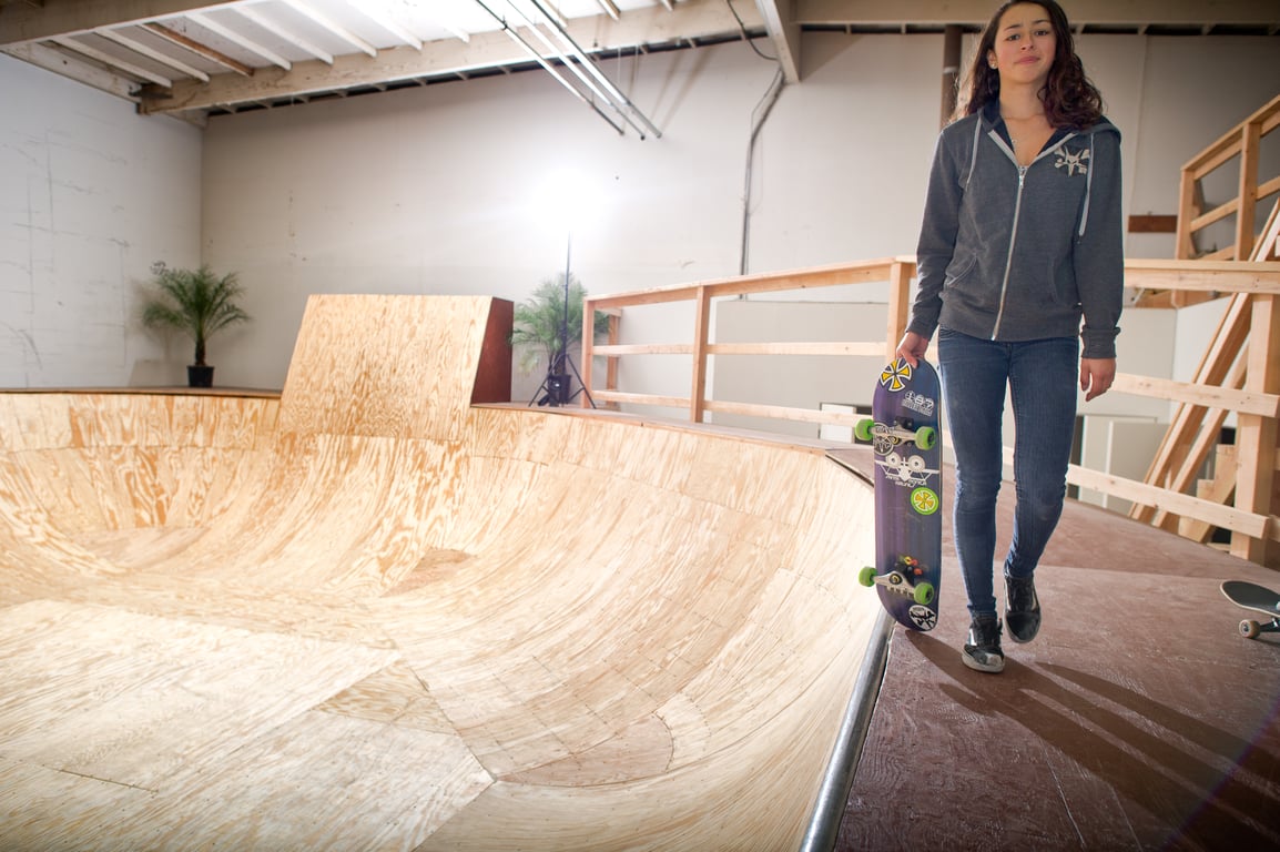 Photograph from the Hello, Skater Girl archive, 2011–2012.
