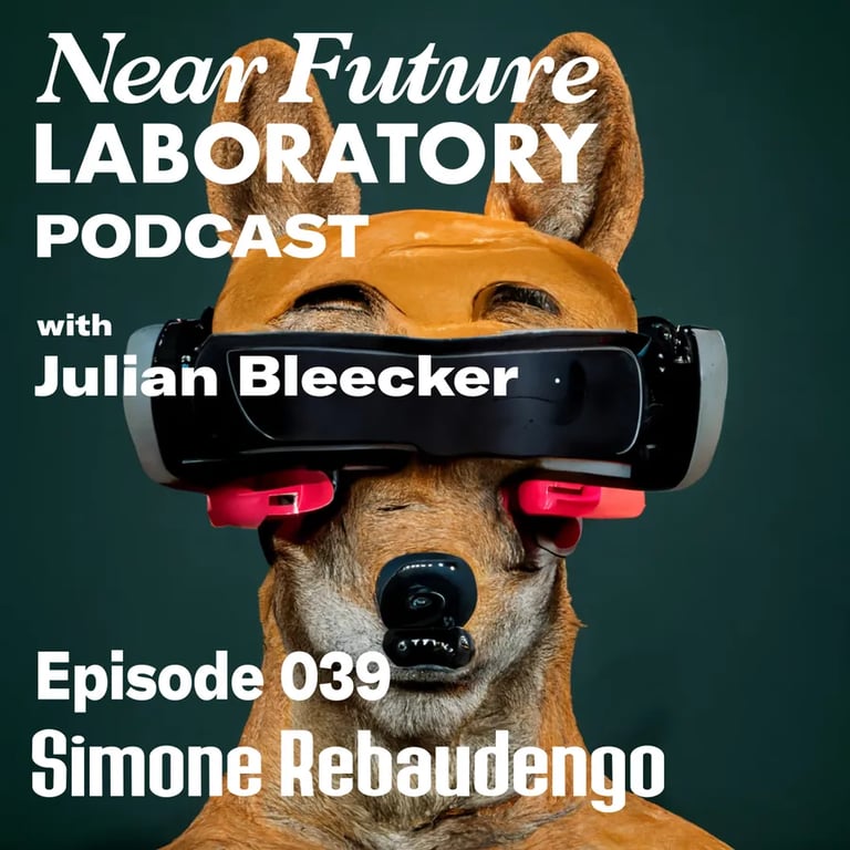 Near Future Laboratory Podcast Season {podcast.data.season} Episode {podcast.data.episode} titled {frontmatter.title}