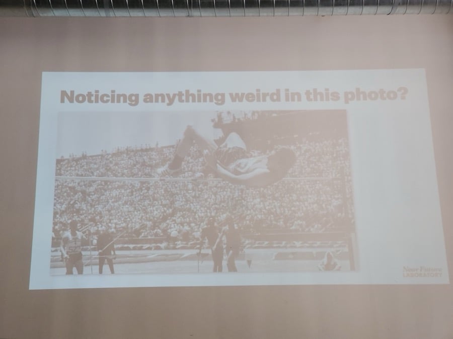 Julian Bleecker, PhD giving the closing keynote at the LA Design Festival