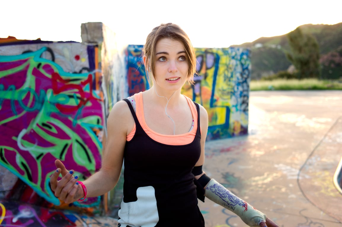Photograph from the Hello, Skater Girl archive, 2011–2012.