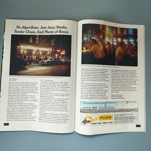 A spread from A Moment‘s Notice Zine