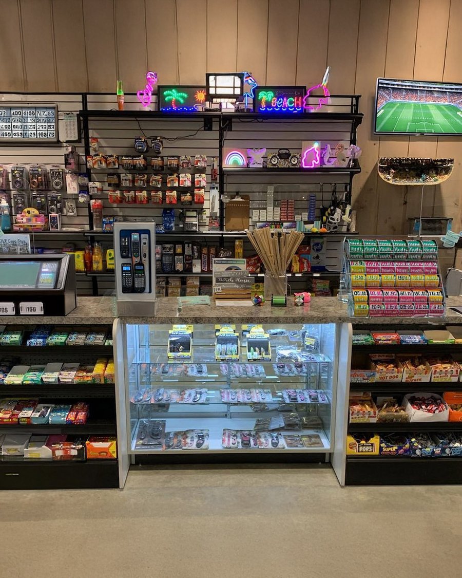 A convenience store in Token Town selling prompt starter packs