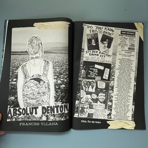 A spread from A Moment‘s Notice Zine