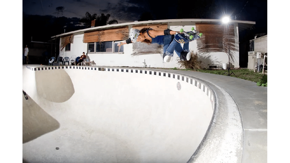 Animation of Julian Bleecker photographs from his photo book Hello, Skater Girl featuring Amelia Brodka, Lizzie Armanto, and other women skateboarders.
