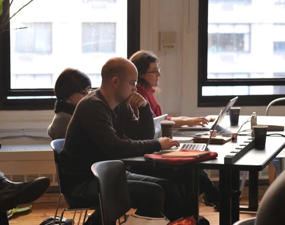 Scene with people from Microsoft Social Computing Symposium