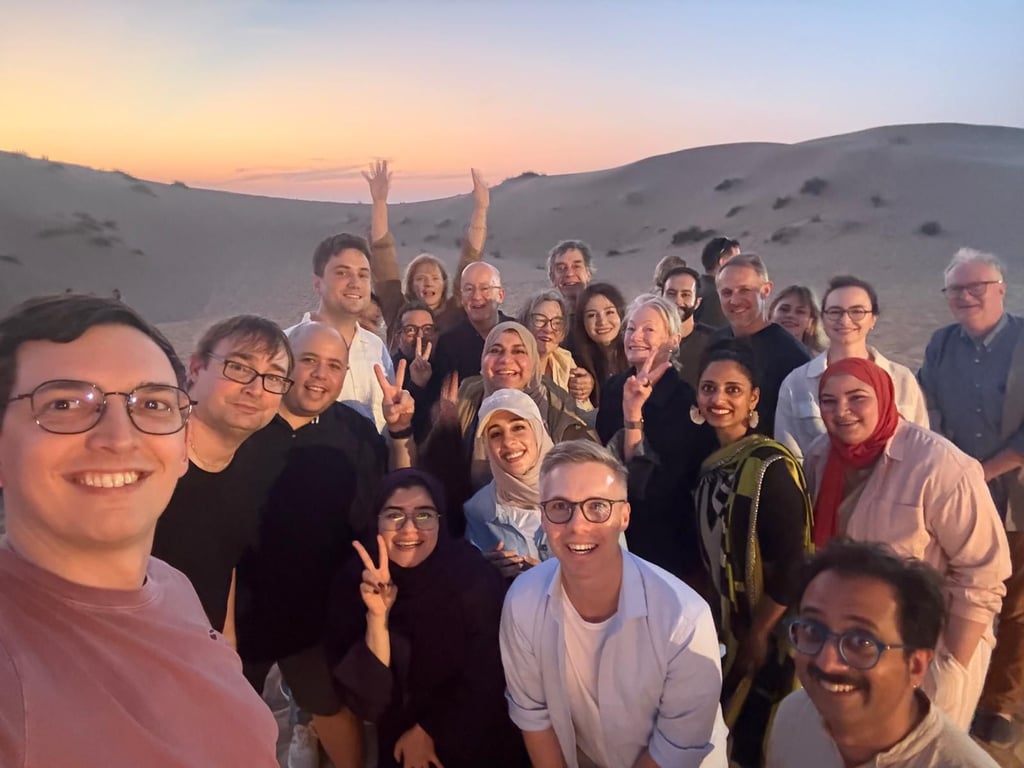 Images from the symposium The Future of Being Human at MBZUAI in Abu Dhabi November 20-22 2025 hosted by Elizabeth Churchill