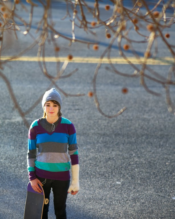 Photograph from the Hello, Skater Girl archive, 2011–2012.