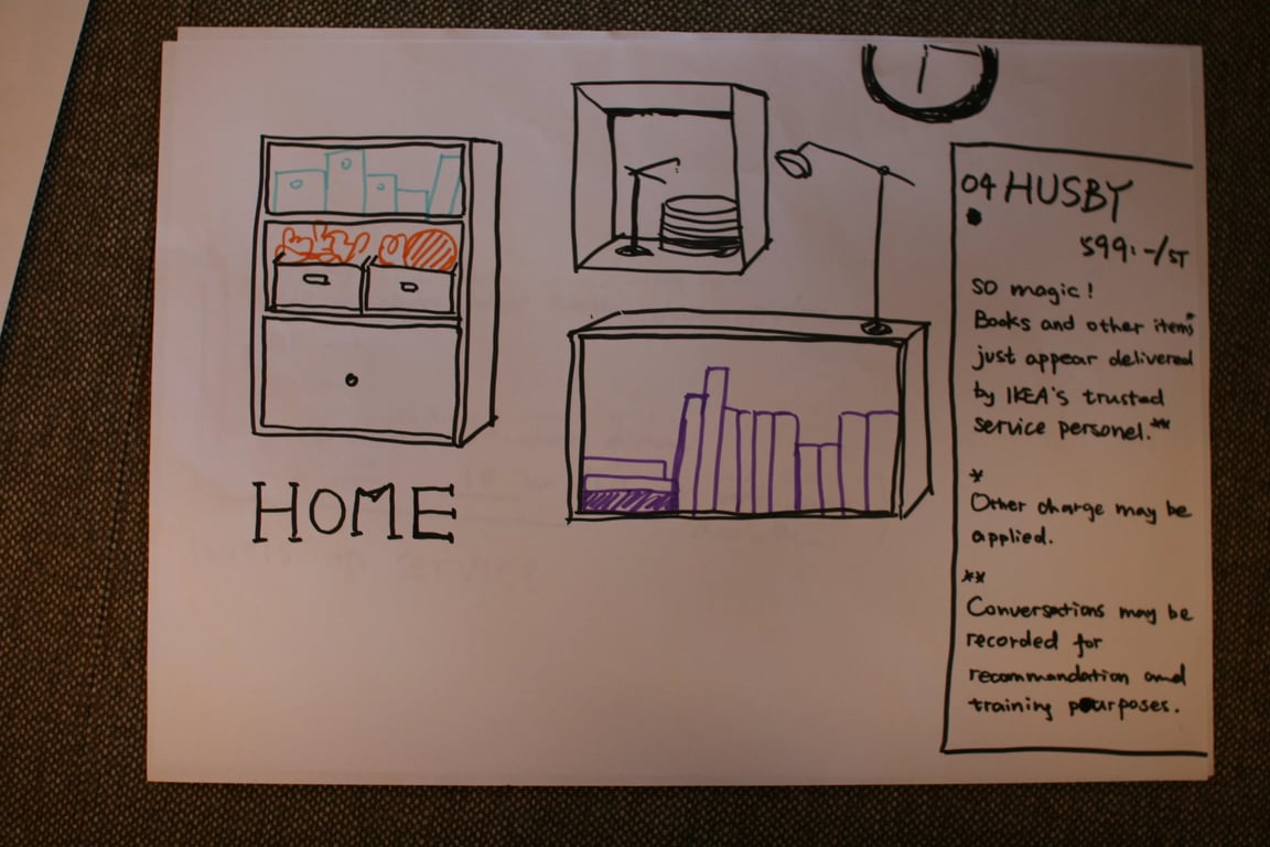 Workshopping the Design Fiction project IKEA Catalog by Near Future Laboratory