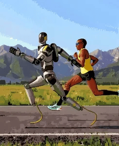 Play a Game Run, Robot, Run.
