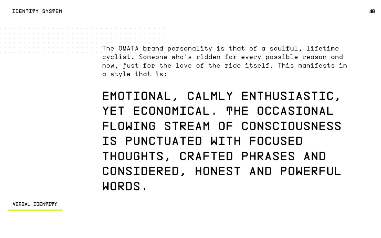OMATA Brand Books: v1.3, page 40