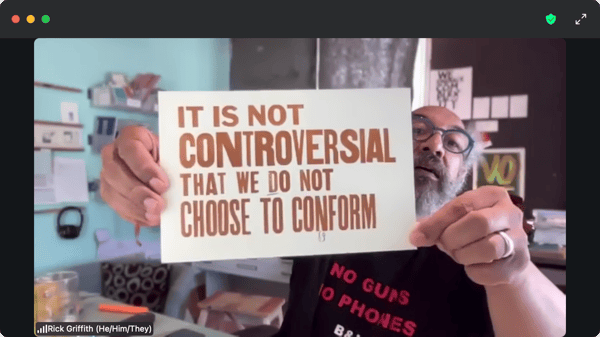 It is not controlversial that we chose not to conform