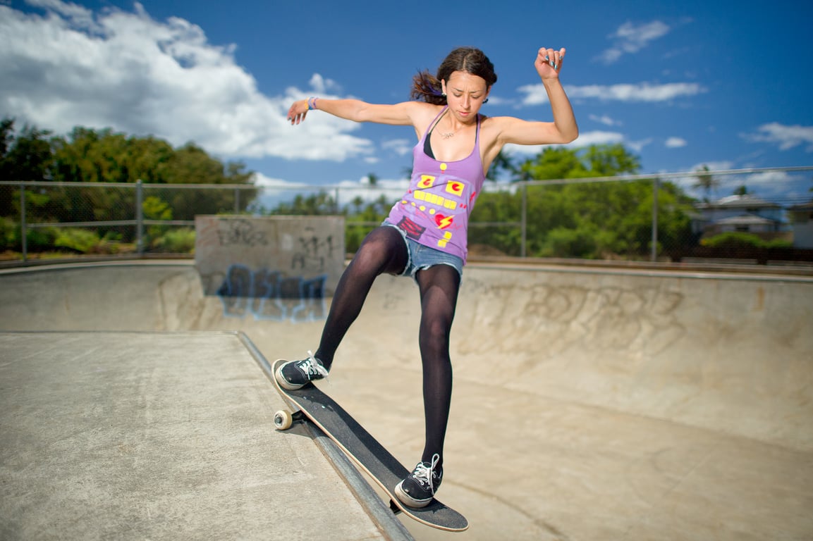 Photograph from the Hello, Skater Girl archive, 2011–2012.