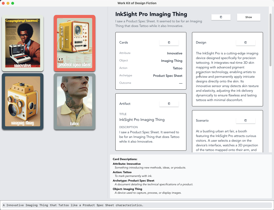The Work Kit of Design Fiction - Instrumented Edition