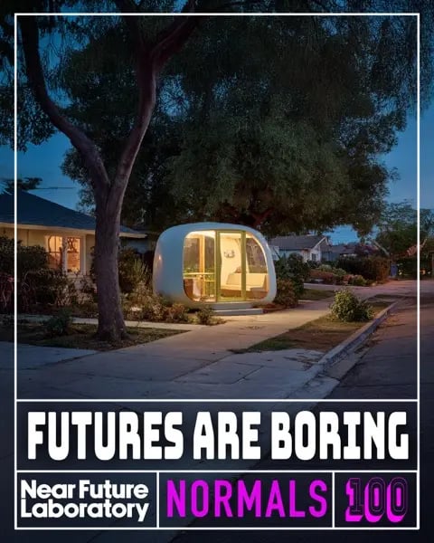 Portrait Cover art for Near Future Laboratory Podcast Episode 100 with N O R M A L S