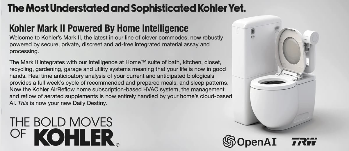 Kohler AI-Powered Smart Toilet