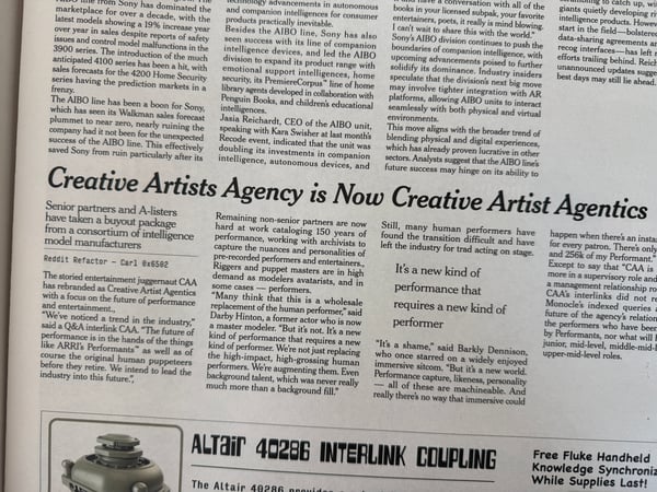 Creative Artists In An AI Future