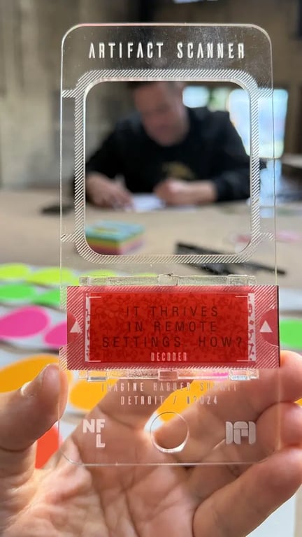 Images from the Near Future Laboratory workshop 'Futures of Work'