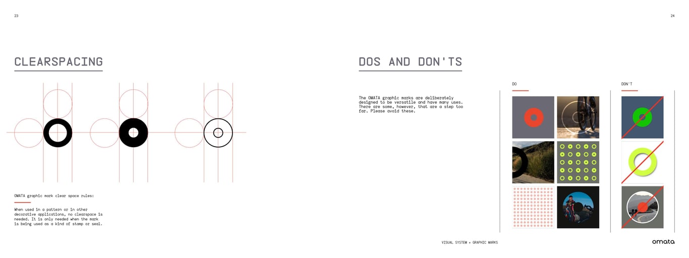 OMATA Brand Books: Identity Guide, page 20