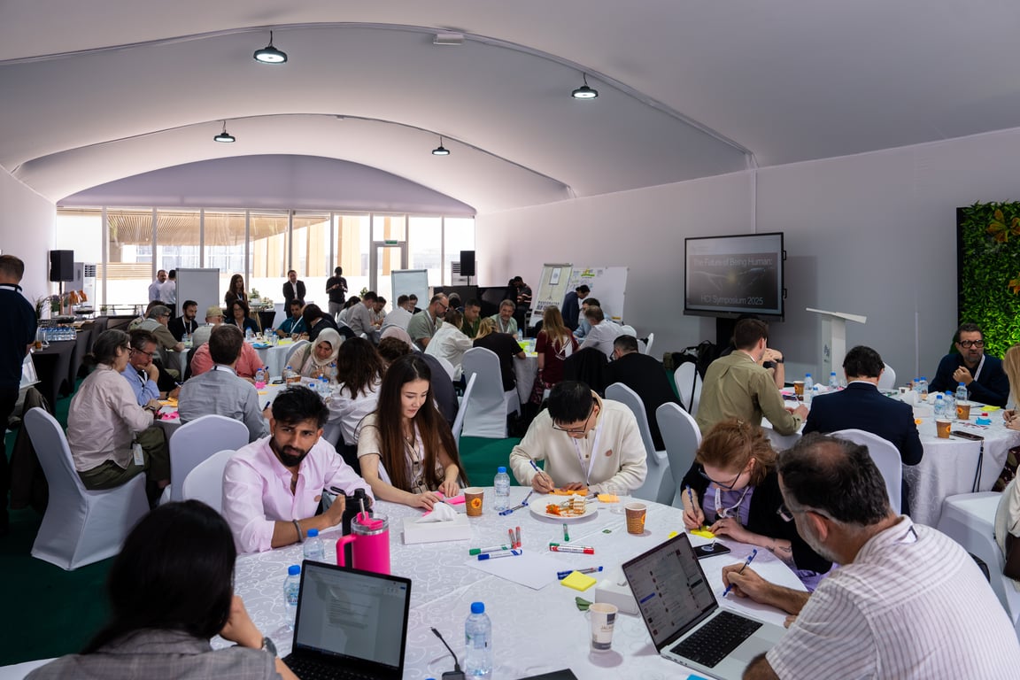 Images from the symposium The Future of Being Human at MBZUAI in Abu Dhabi November 20-22 2025 hosted by Elizabeth Churchill