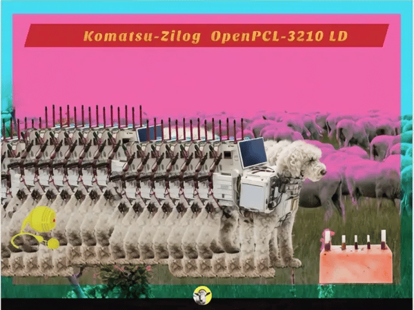 Portable Electronic Intelligent Pet Sheep charging dock and travel case