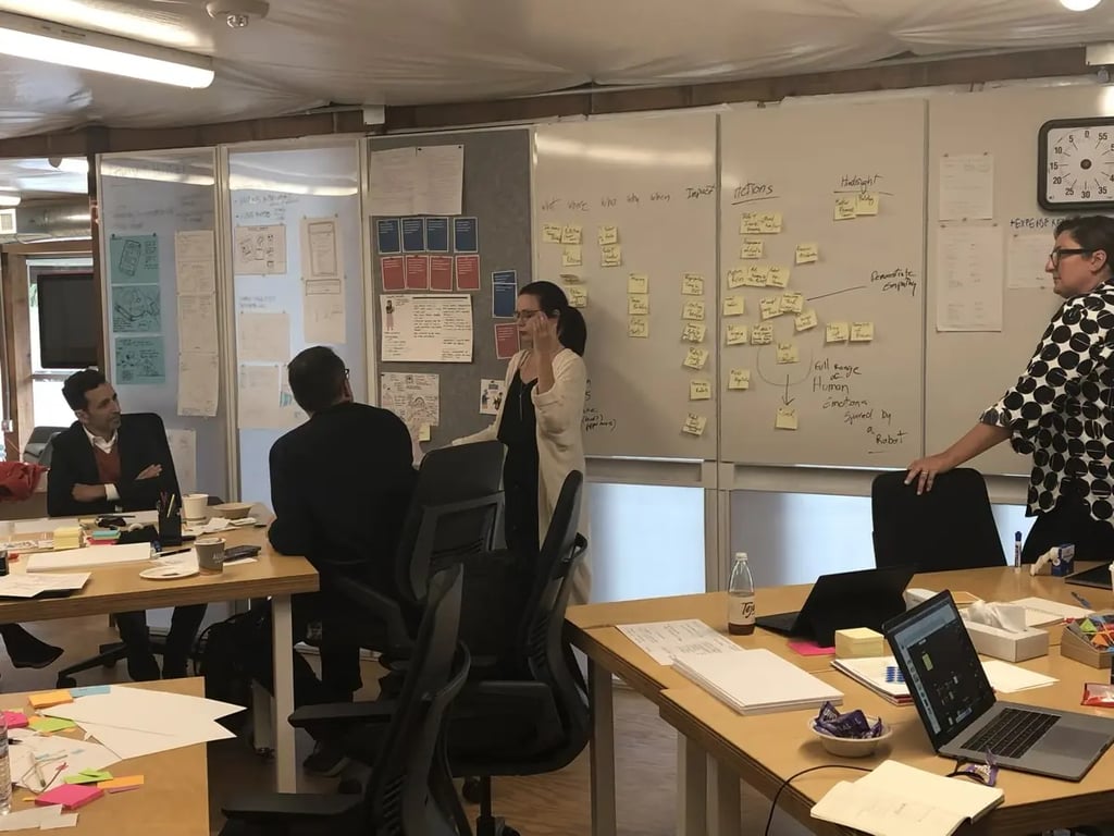 Design Fiction Workshop in Action with Google R+D Participants