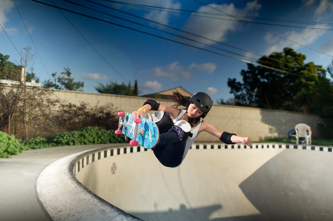 Photograph from the Hello, Skater Girl archive, 2011–2012.