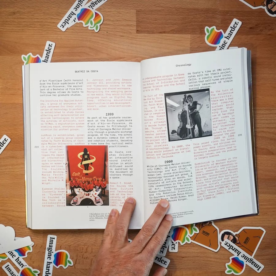 Beatriz da Costa (un)disciplinary tactics ed. by Daniela Lieja Quintanar