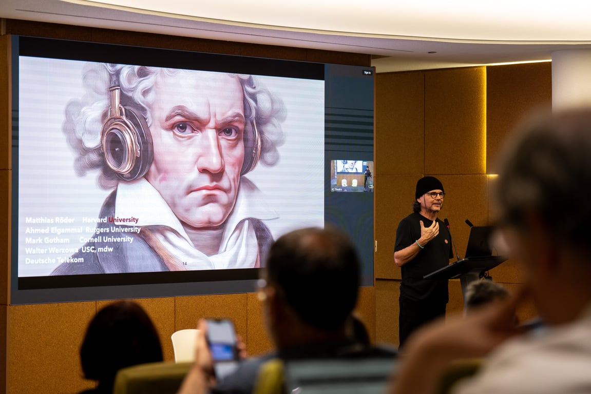 Images from the symposium The Future of Being Human at MBZUAI in Abu Dhabi November 20-22 2025 hosted by Elizabeth Churchill