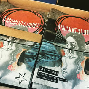 A spread from A Moment‘s Notice Zine
