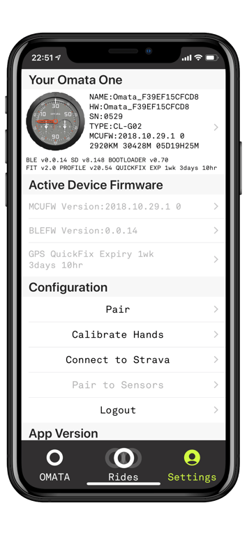OMATA Utility App release screenshot from the source repository.