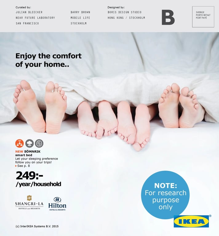 A photo from the Design Fiction project An IKEA Catalog from a Near Future by Julian Bleecker