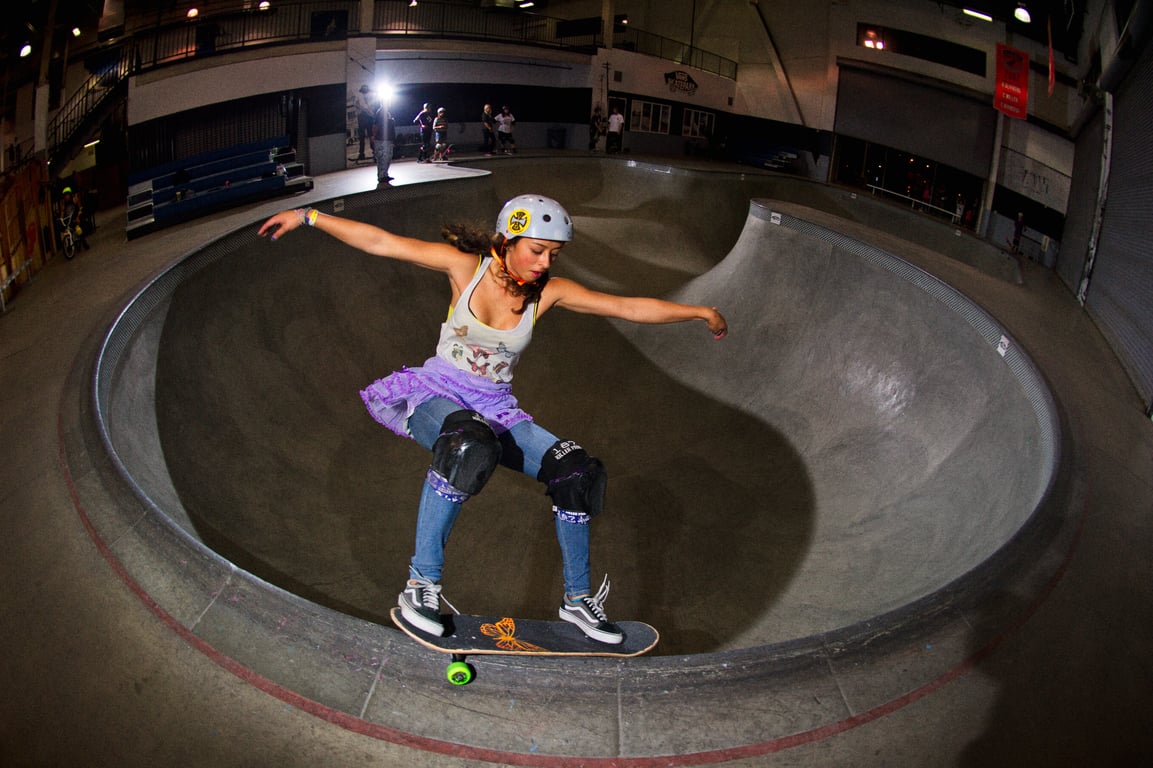 Photograph from the Hello, Skater Girl archive, 2011.