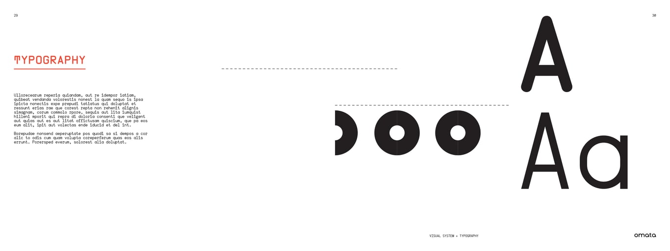 OMATA Brand Books: Identity Guide, page 23
