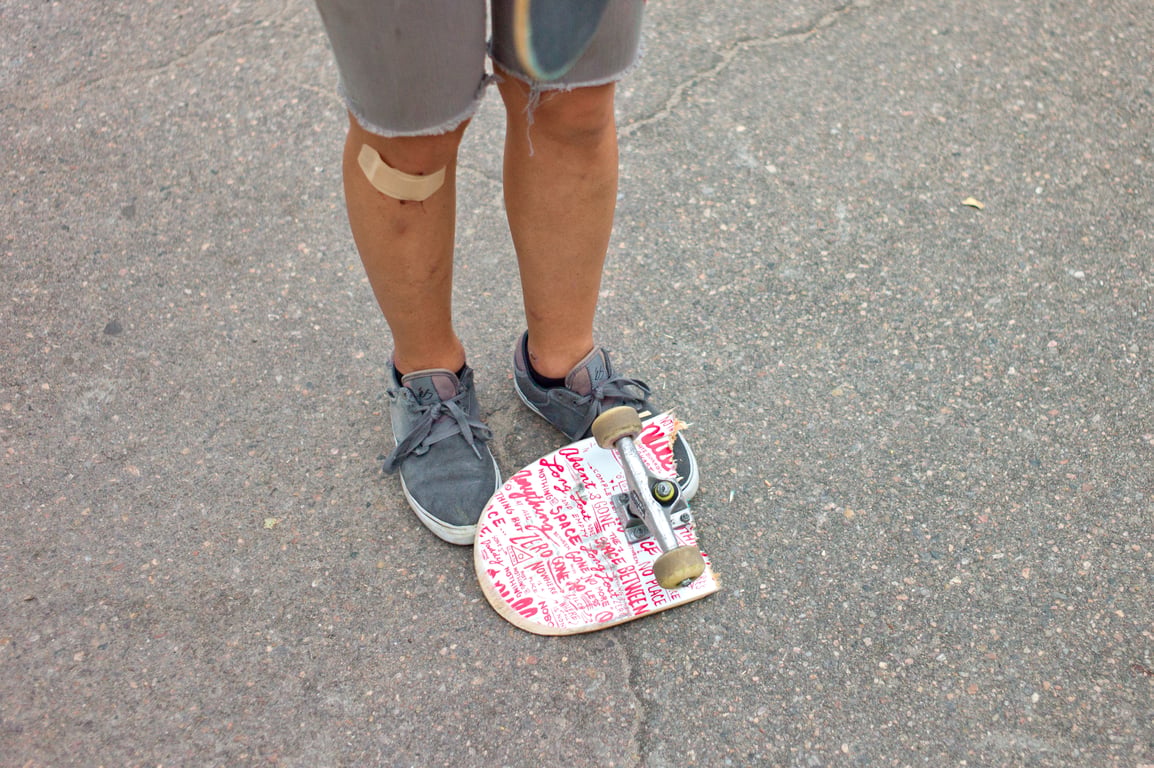 Photograph from the Hello, Skater Girl archive, 2011–2012.