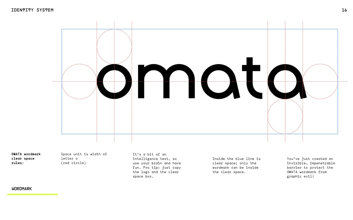 OMATA Brand Books: v1.4, page 16