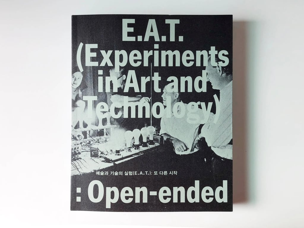 A spread from the book E.A.T. Works