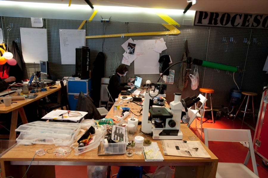 Image from the workshop medialab prado